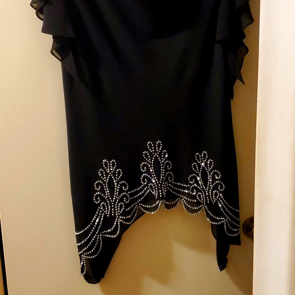 Beautiful Dressy Black Top